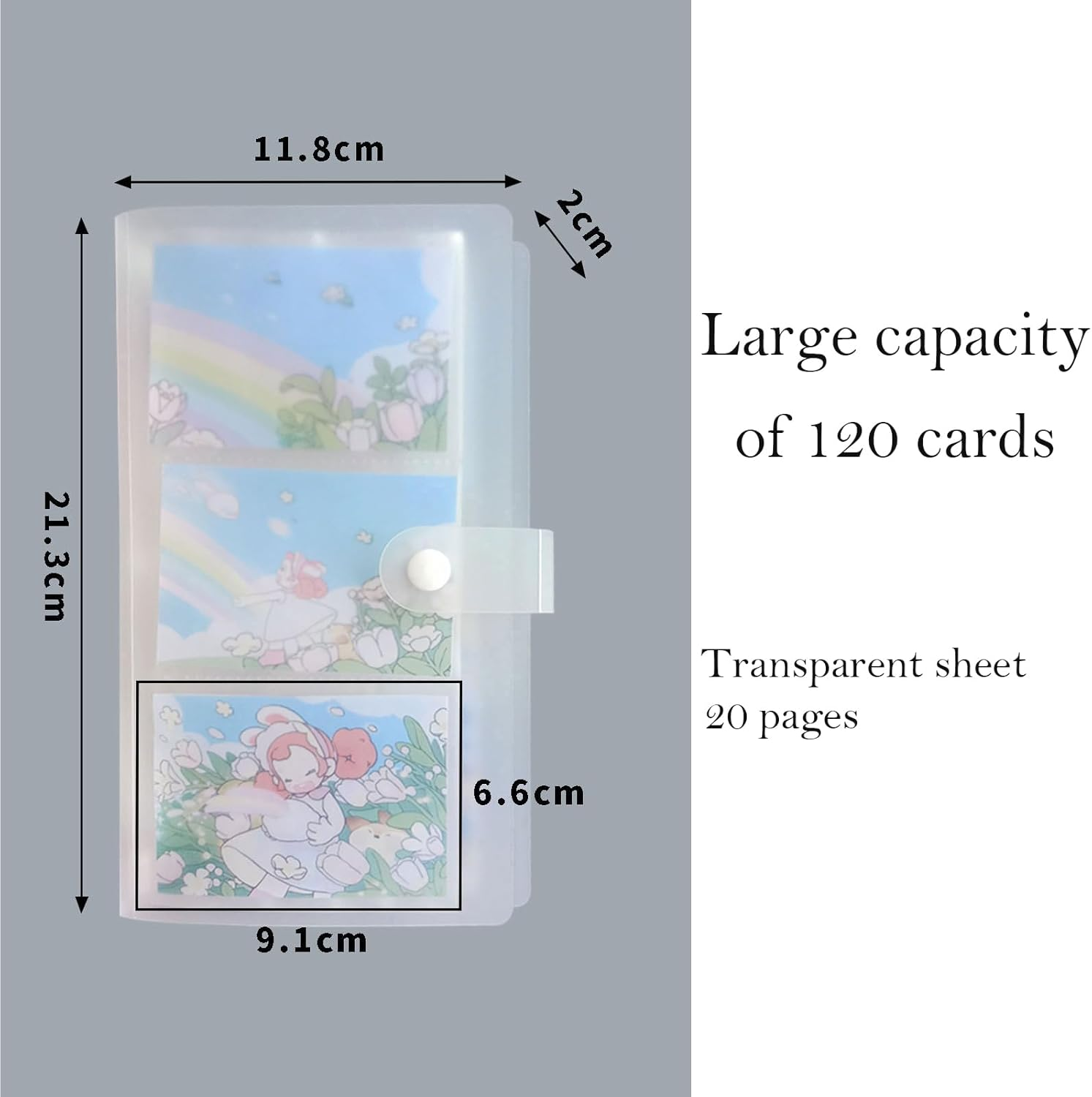 2 PCS Card Holder Storage Binder 21.3 * 11.8CM + 4 Sheet 76 PCS English Reward Stickers, Yoto Card Case Hold up to 120 Yoto Cards/Ea Clear Mini Card Binder Holder for Yoto Player Mini Cards Storage