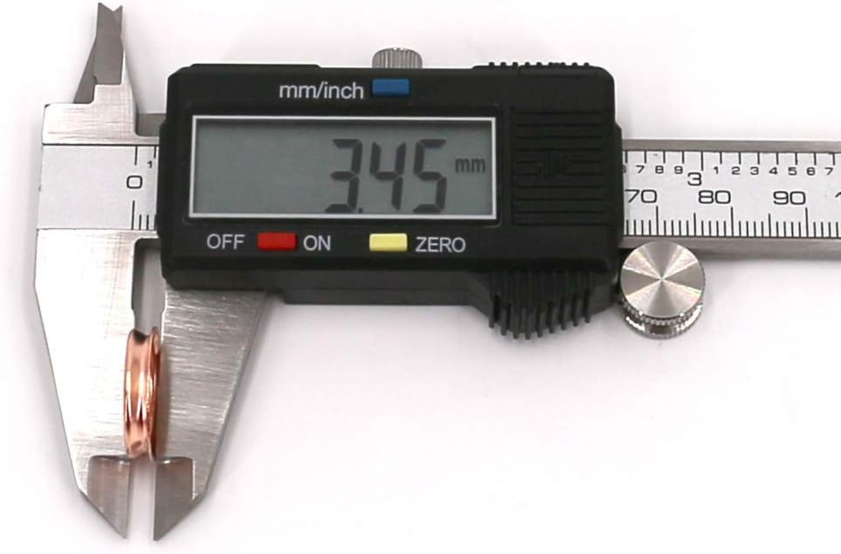 UTSAUTO 12 Pcs Copper Oil Drain Plug Gaskets M12 Oil Crush Washers Seal F4XY-6734-A 11026-01M02 11026-JA00A Replacement for Ford Rogue Sentra Xterra Altima Frontier Armada Jukes 350Z Infiniti G35 G37 image number 1