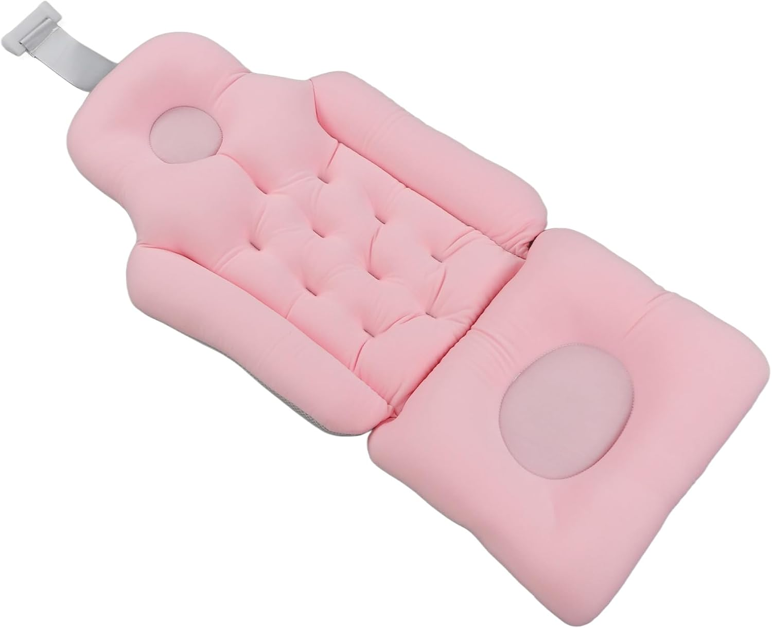 YUEHISY Full Body Bath Pillow, High Elasticity Bathtub Cushion, Adult Bath Tub Pillow for Head and Neck Support, Spa Bathtub Cushion Quick Hanging Dry (Pink) - Pink image number 6