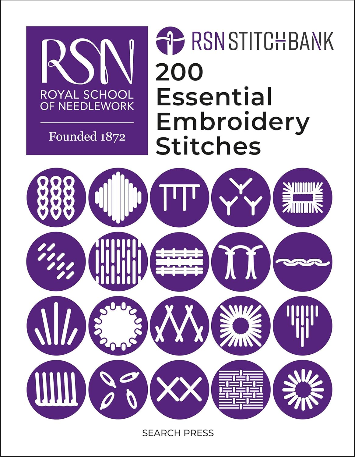 RSN Stitch Bank: 200 Essential Embroidery Stitches image number 3