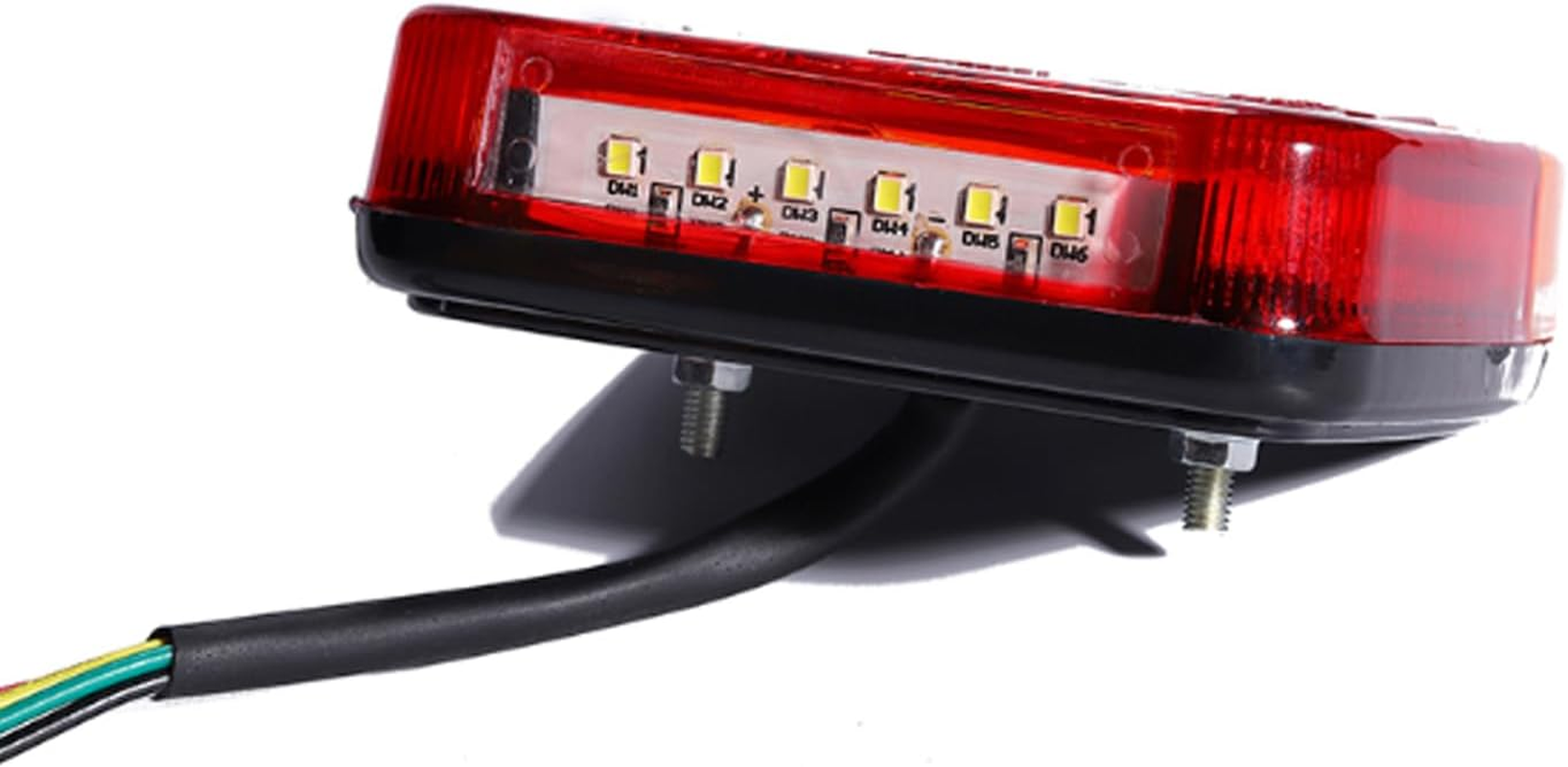 2Pcs LED Stop Tail Lights Waterproof 26 LED Boat Truck Trailer Light image number 3