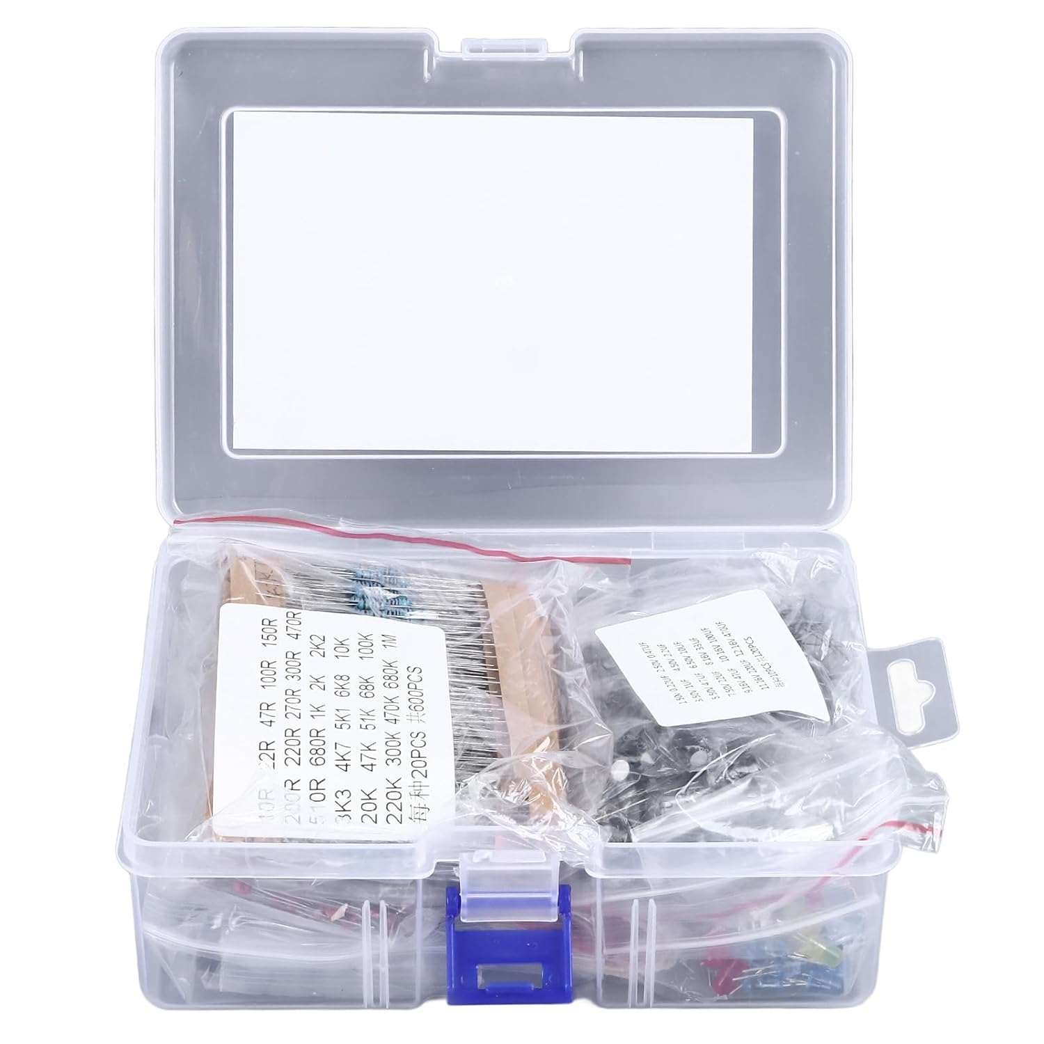 Cryfokt Electronic Parts, 1500 Pcs Practical LED Diodes Electronic Components Kit for DIY Projects image number 4