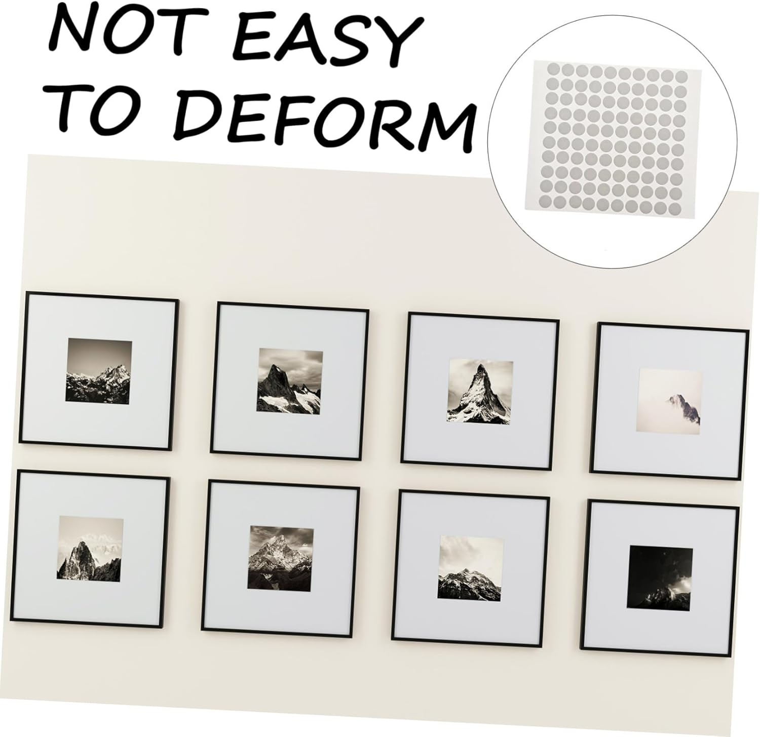 ULTECHNOVO 500Pcs DIY Supplies Foam Double-Sided Tape Strong Adhesion Mount for Car and Home image number 6