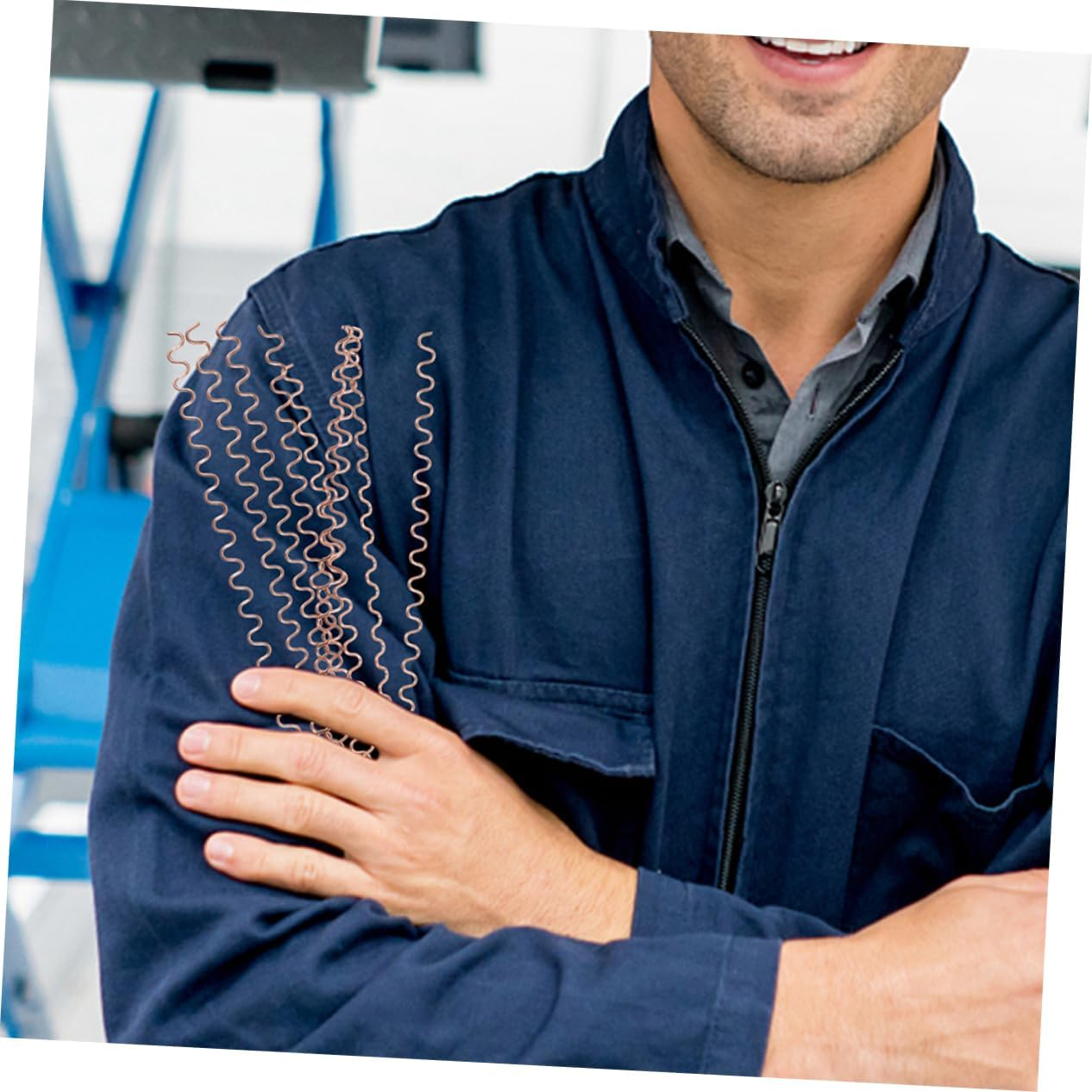 Zerodeko 50Pcs Dent Puller Tool for Auto Corrugated Welding Wires for Welding High-Speed Dent Removal Equipment Easy Use Automotive Repair Kit image number 2