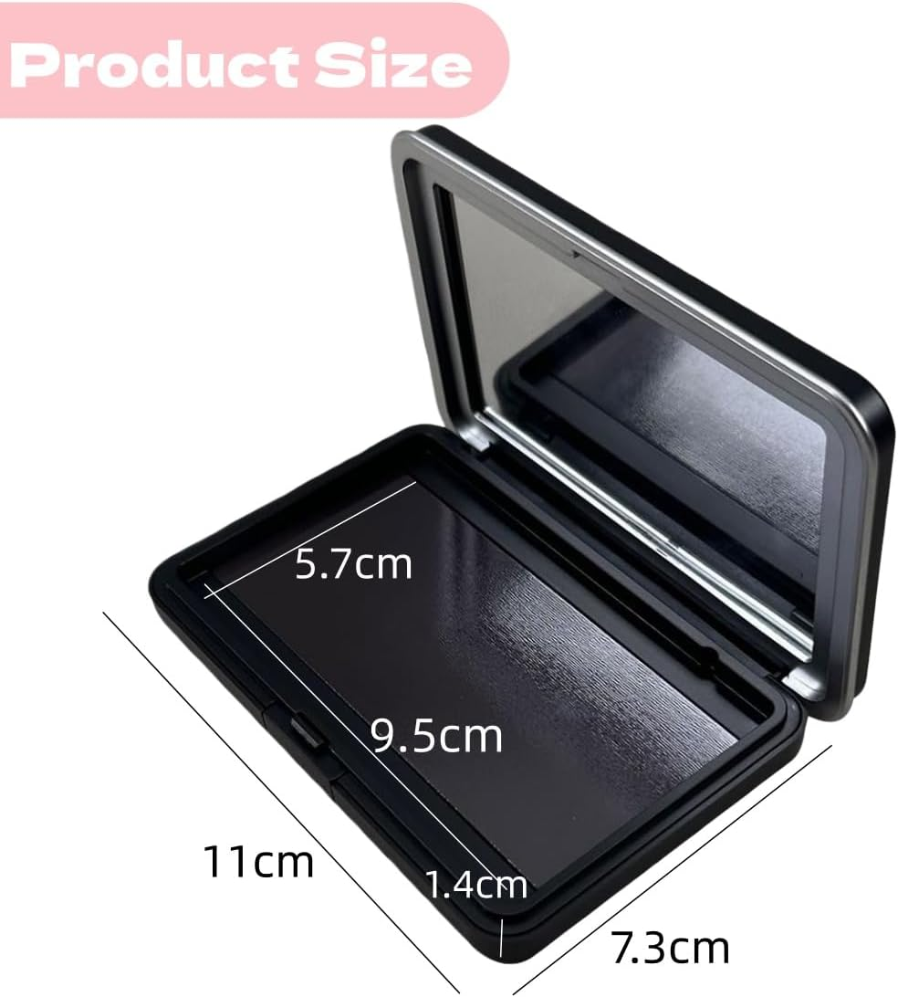 Empty Magnetic Palette Eyeshadow Makeup Palette with Mirror for Eyeshadow Lipstick Blush 1 Piece (M, Gram, 1) image number 6