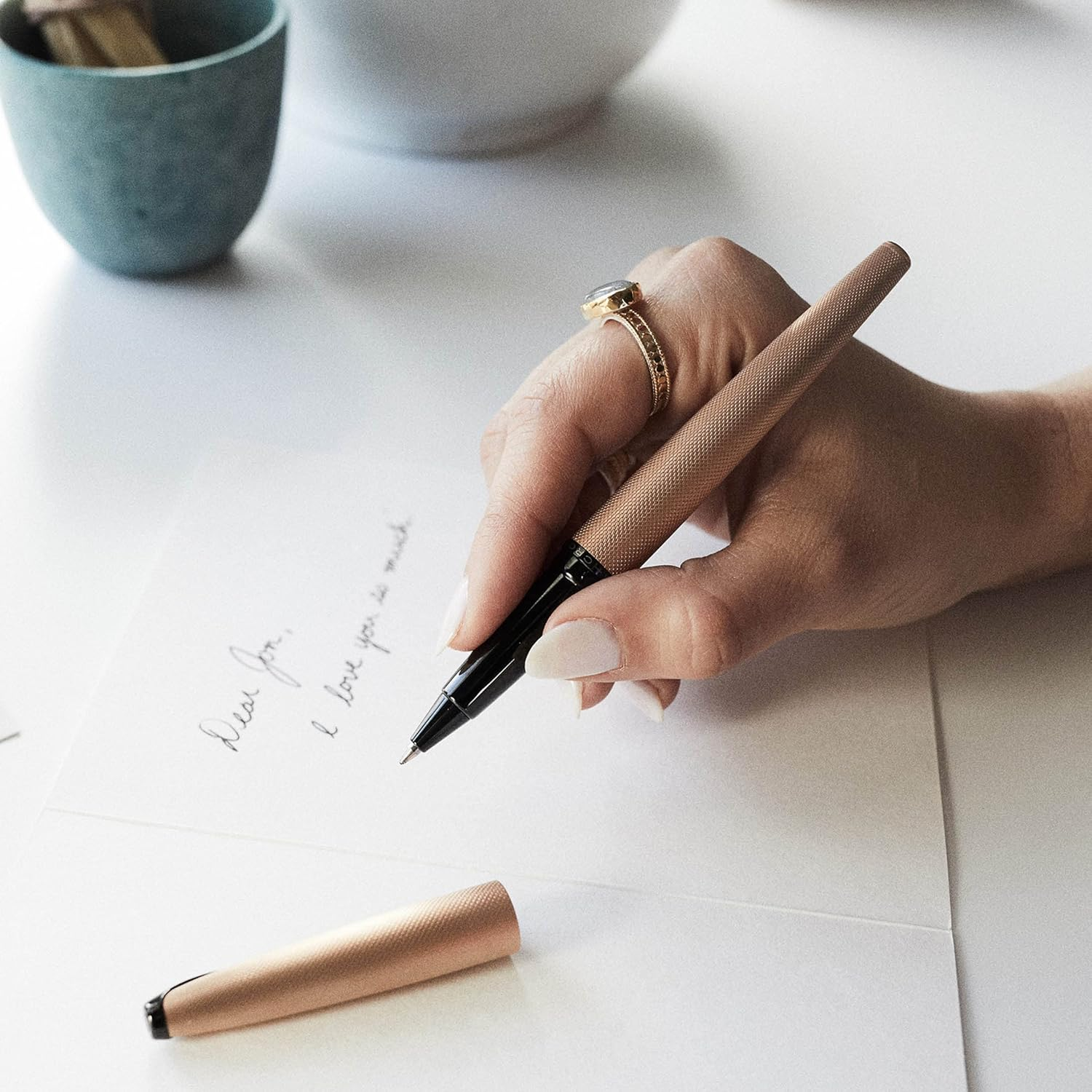 Cross ATX Ballpoint Pen, Sandblasted Titanium Grey image number 7