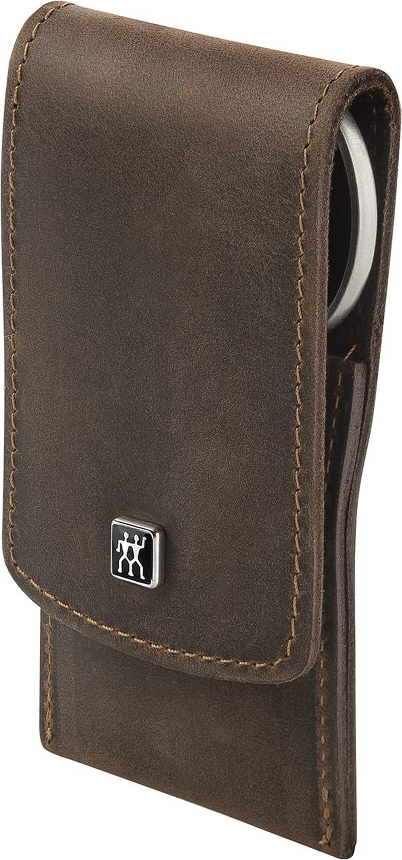 ZWILLING Manicure Set (3 Pieces) Nail Care and Pedicure Set Genuine Leather Case Precise with Combination Nail Scissors, Premium, Brown image number 3