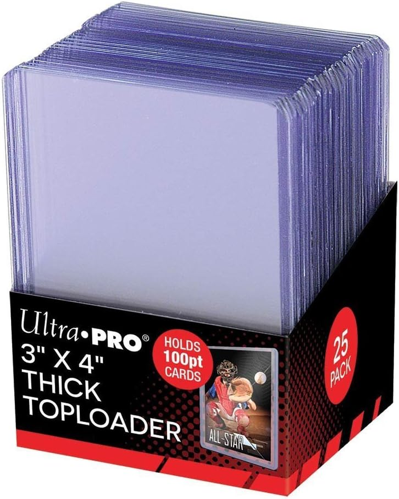 Ultra Pro 3" X 4" Super Thick 100PT Toploader 25Ct image number 1