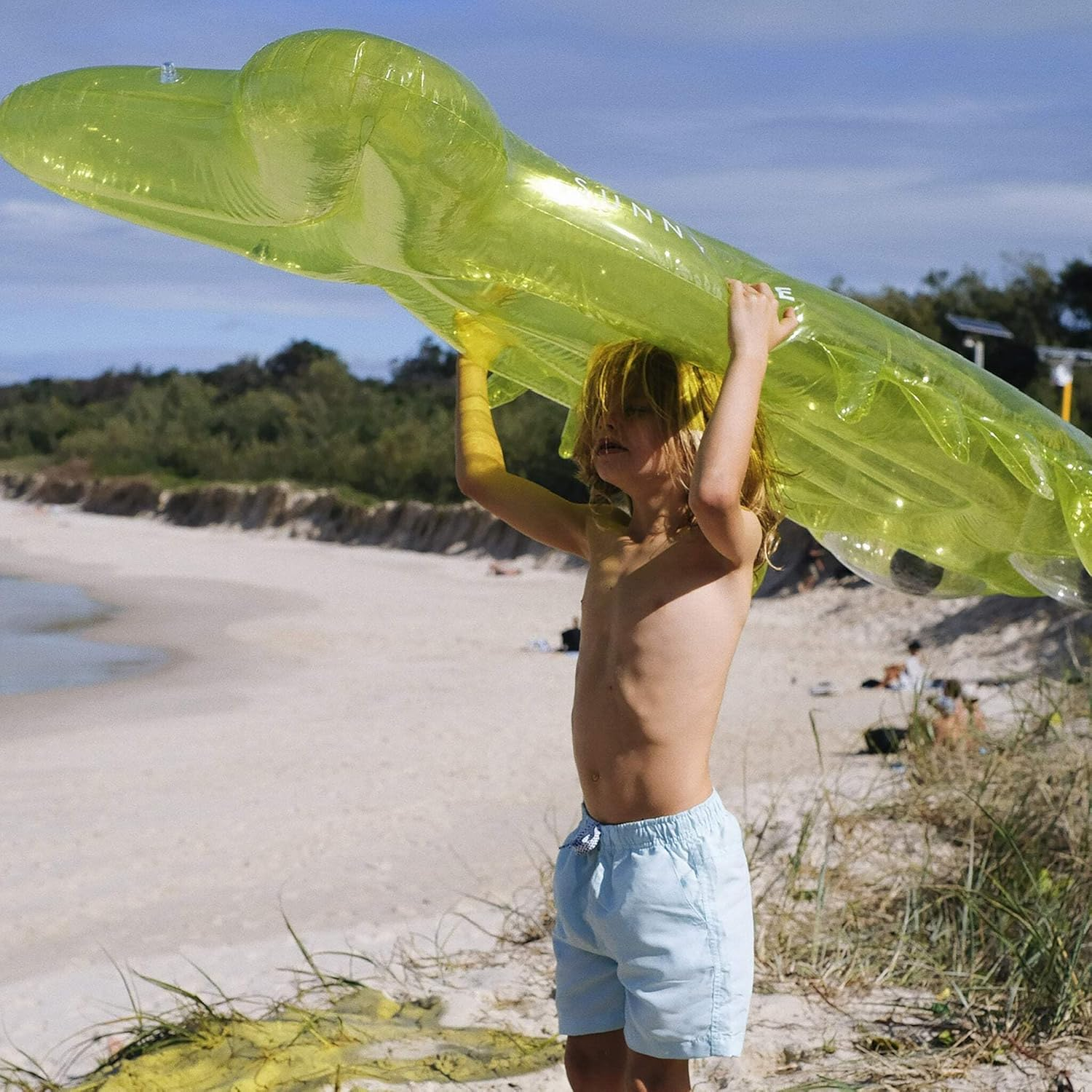 Luxe Lie-On Float | Sonny the Sea Creature Citrus image number 6