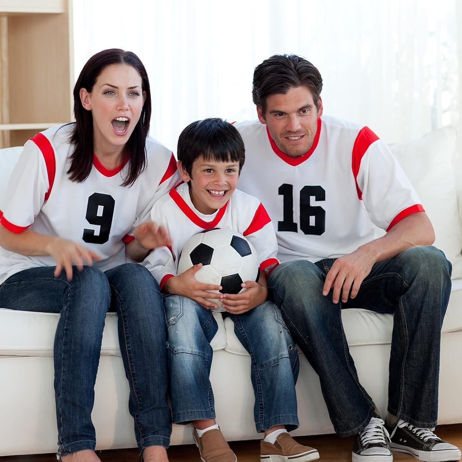 OSYLICT 22PCS Iron on Numbers T Shirt Heat Transfer 0 to 9 Jersey Numbers,8 Inch Tear-Proof Washable Number for Team Uniform Sports image number 5