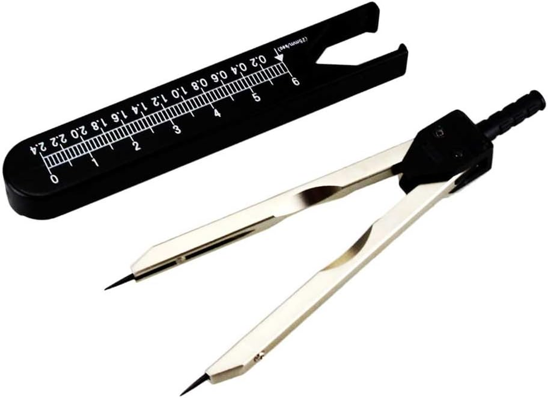 Airgoesin Ecg Ekg Black Calipers Ruler Drafting Electrocardiogram Divider image number 2