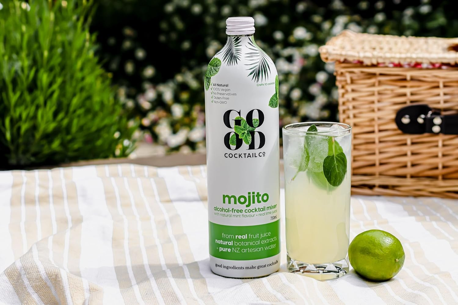 Good Cocktail Co Mojito Alcohol-Free Cocktail Mixer 750 Ml (Pack of 6) image number 1