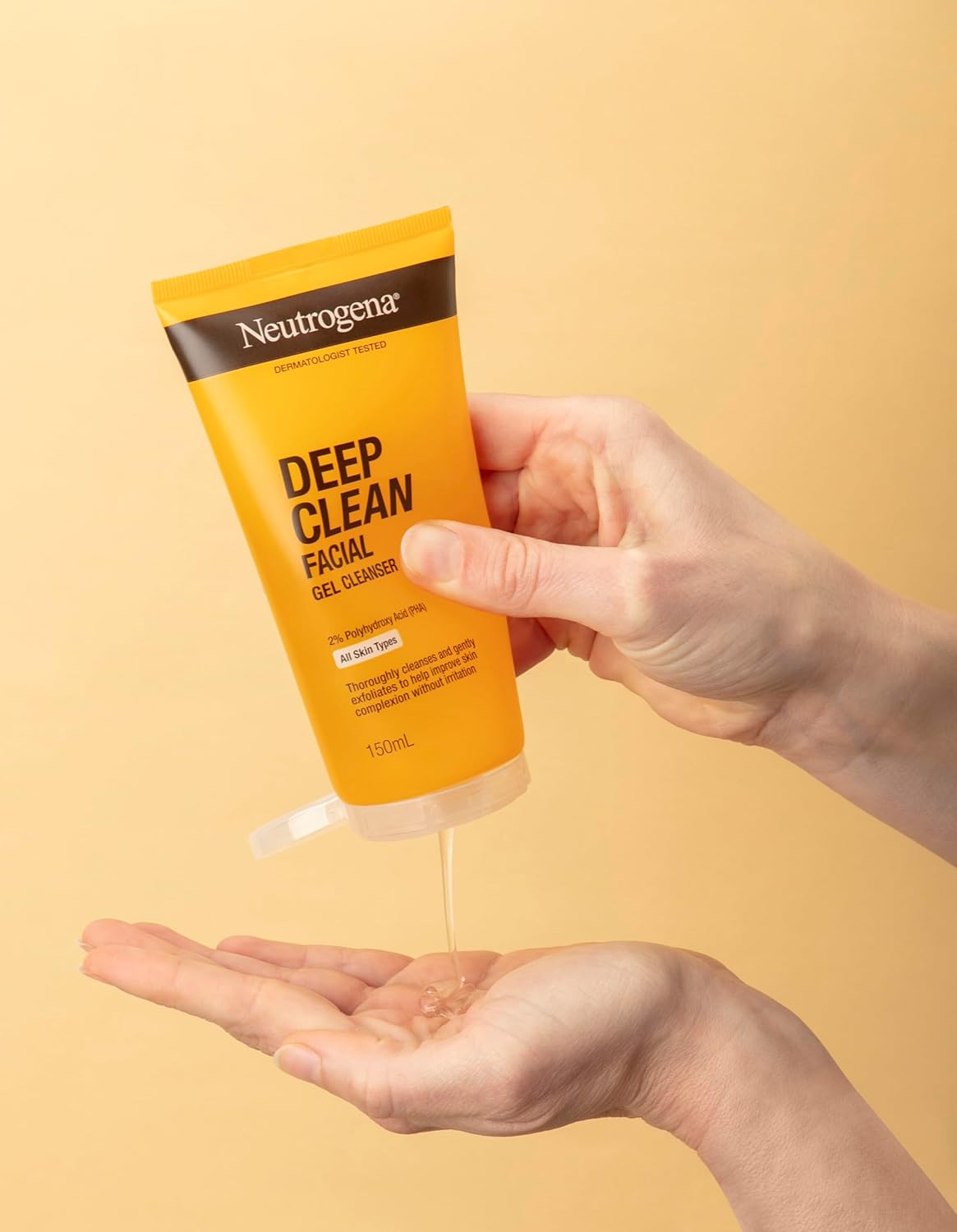 Neutrogena Deep Clean Facial Gel Cleanser 150 G image number 3