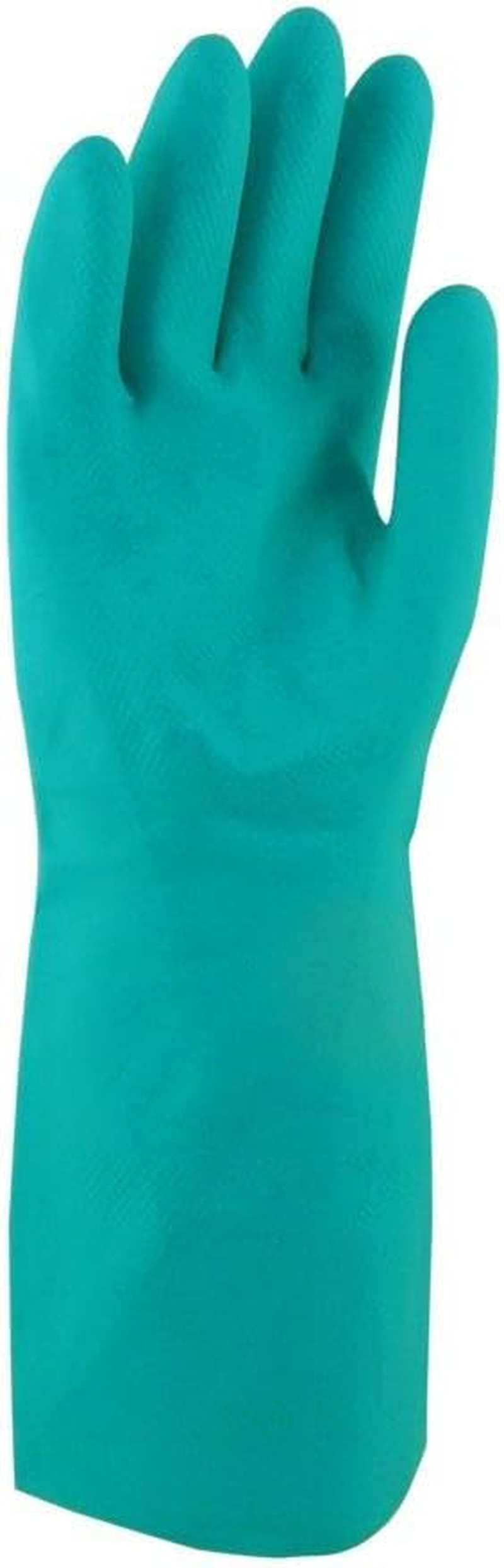 5 Pair Safetyware Chem-Pro Heavy Duty Chemical Resistant Nitrile Work Gloves Flocklined Bulk Long 18Mil Thick Green for Cleaning Oil Dishwashing Kitchen Mechanic General Purpose image number 6