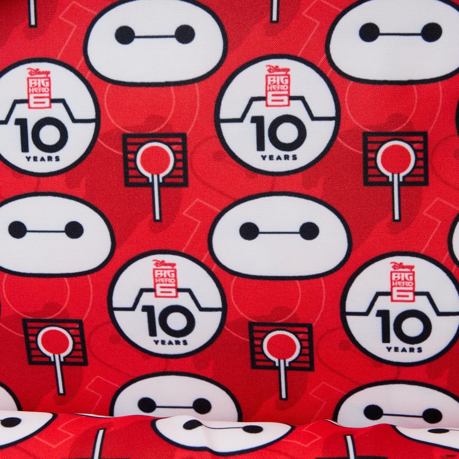 Big Hero 6-10Th Anni. Baymax Gang Mini Backpack image number 4