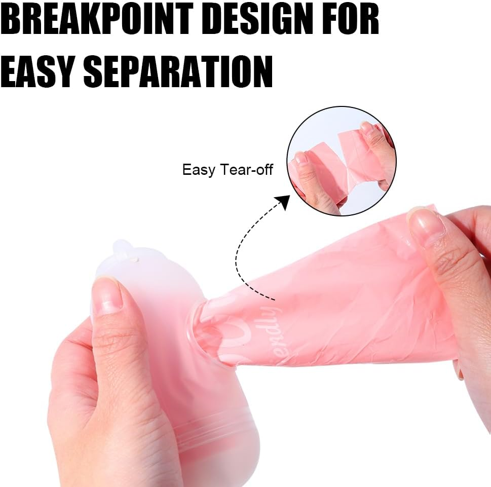 Disposable Diaper Bags for Baby - Cherry Blossom Scented, Disposable Trash Bag with Dispenser - 20 Refill Rolls (300 Pack),Ideal for Diaper Disposal