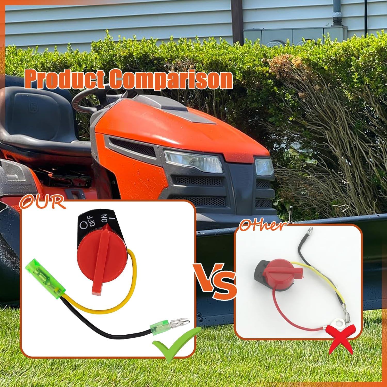 ON off Engine Stop Switch 36100-ZE1-015 Compatible with Honda GX120 GX160 GX200 GX240 GX270 GX340 GX390 Re image number 3