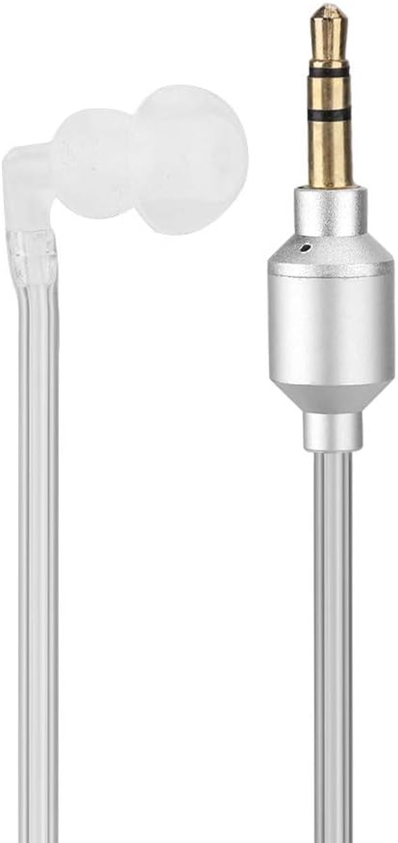 RIZGHWOY Monaural Headset, anti Radiation Earphone with Air Tube, for Wireless, Device, 3.5Mm 3 Pole Plug