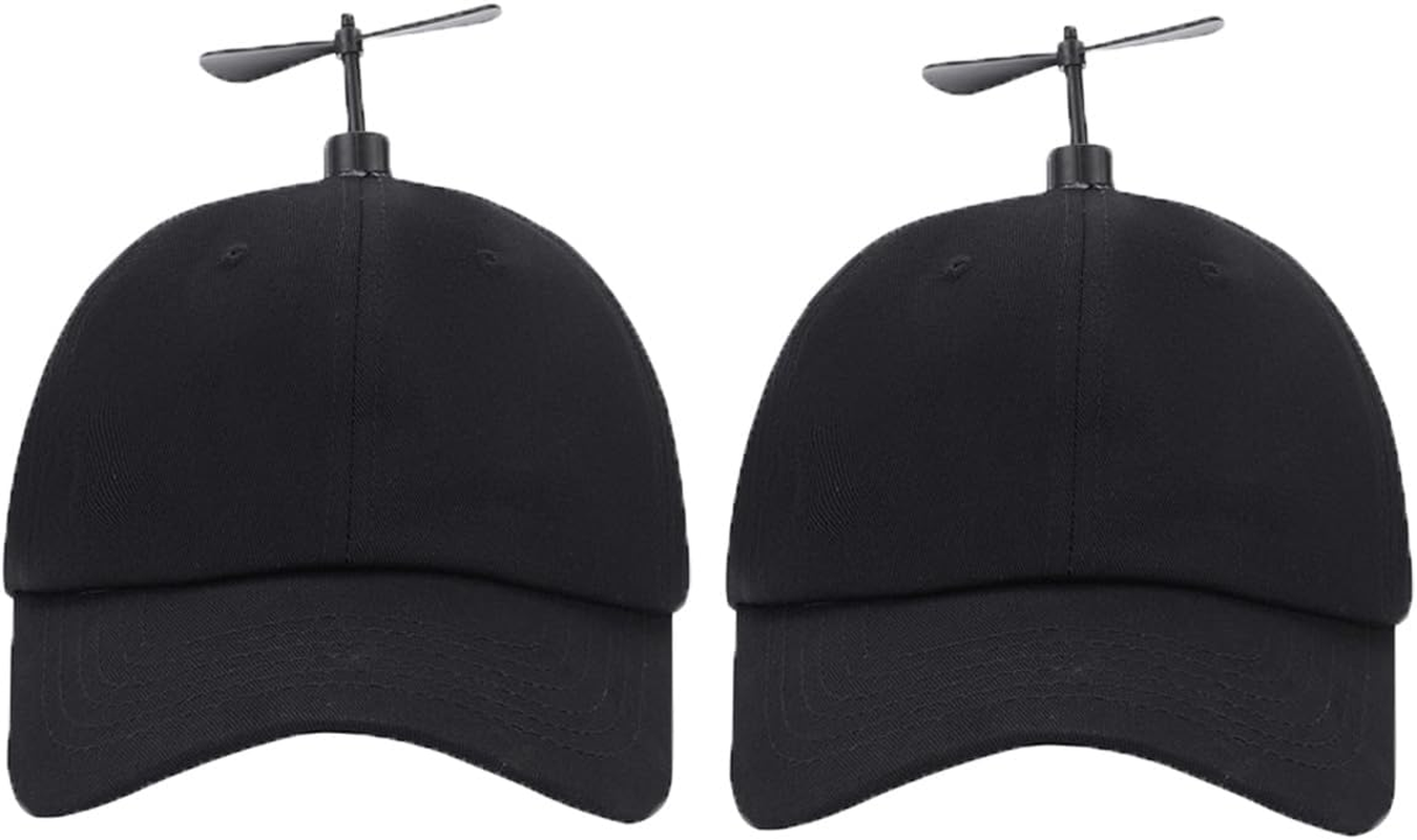 GEANBAYE Funny Baseball Style Multicolor Optional Propeller Hat for Adult(Large) and Child(Small) image number 2