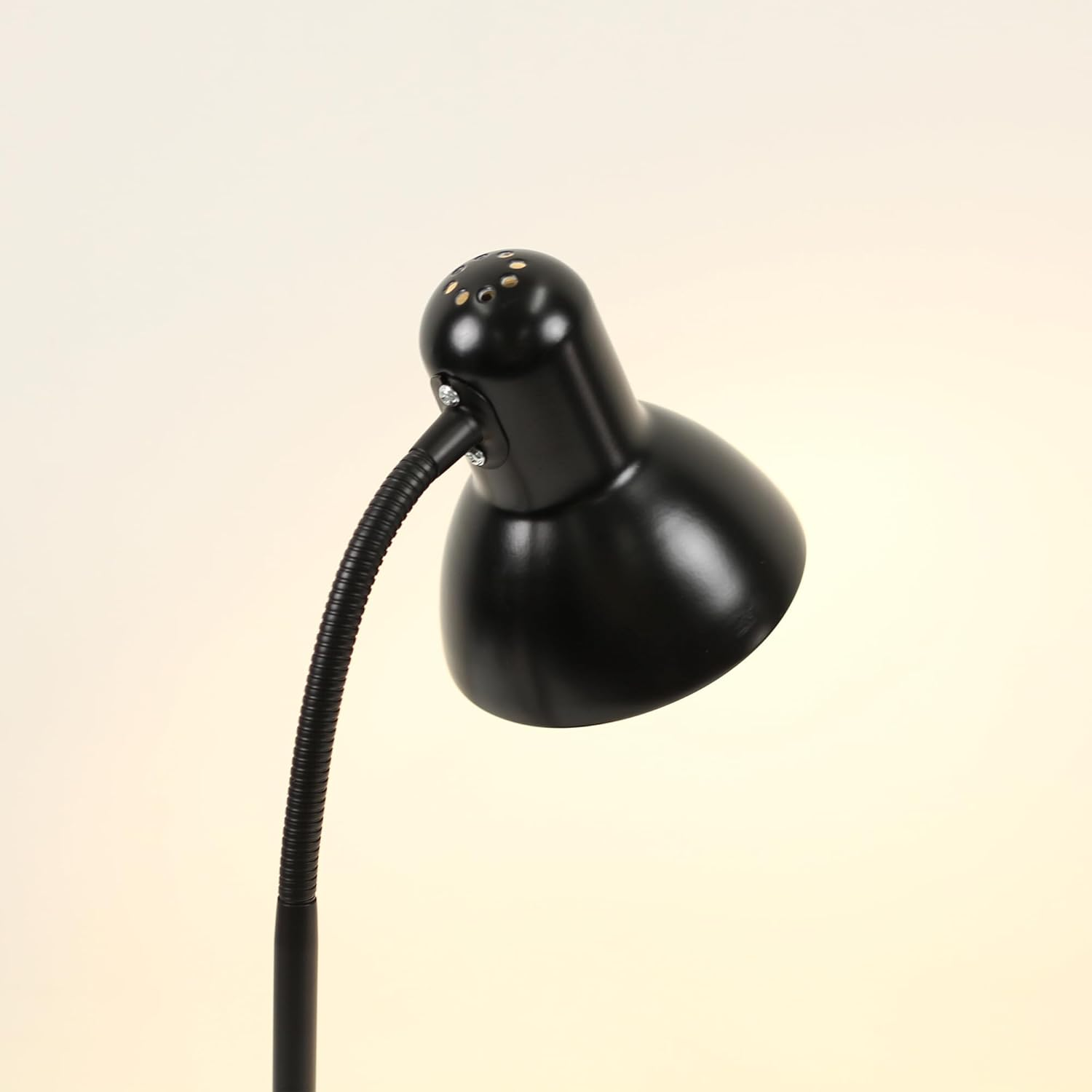 Lexi Lighting Lewis Table Lamp, Black Painted Finish, Metal Lamp with Flexible Arm and Adjustable Shade Angles, E27 Lamp Holder, Reading Desk Lamp with Rocker Switch on Base image number 2