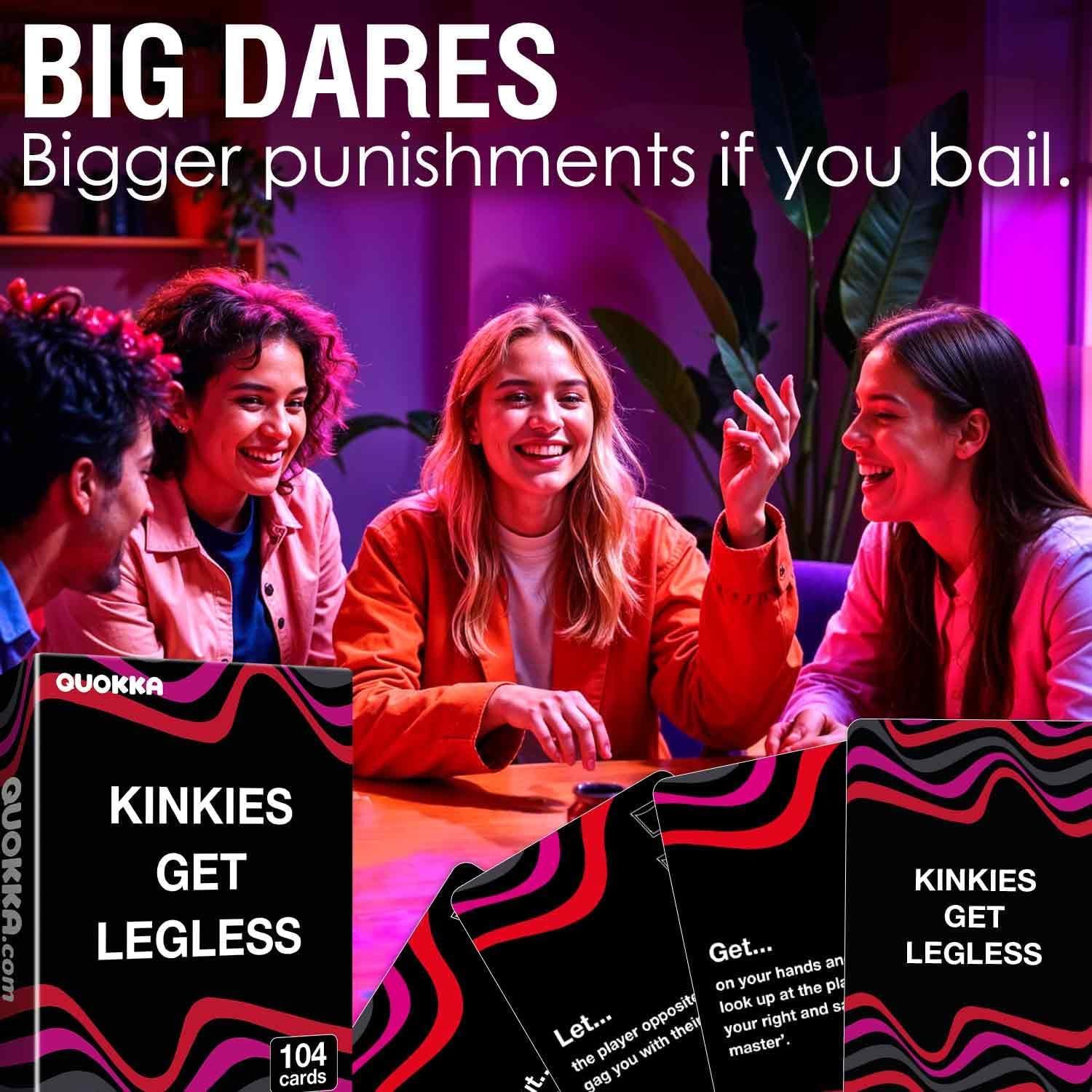 QUOKKA Party Card Game - Let&rsquo;S Get Daring - Fun and Challenging Party Board Game - Perfect for Adults and Groups Icebreaker Activities