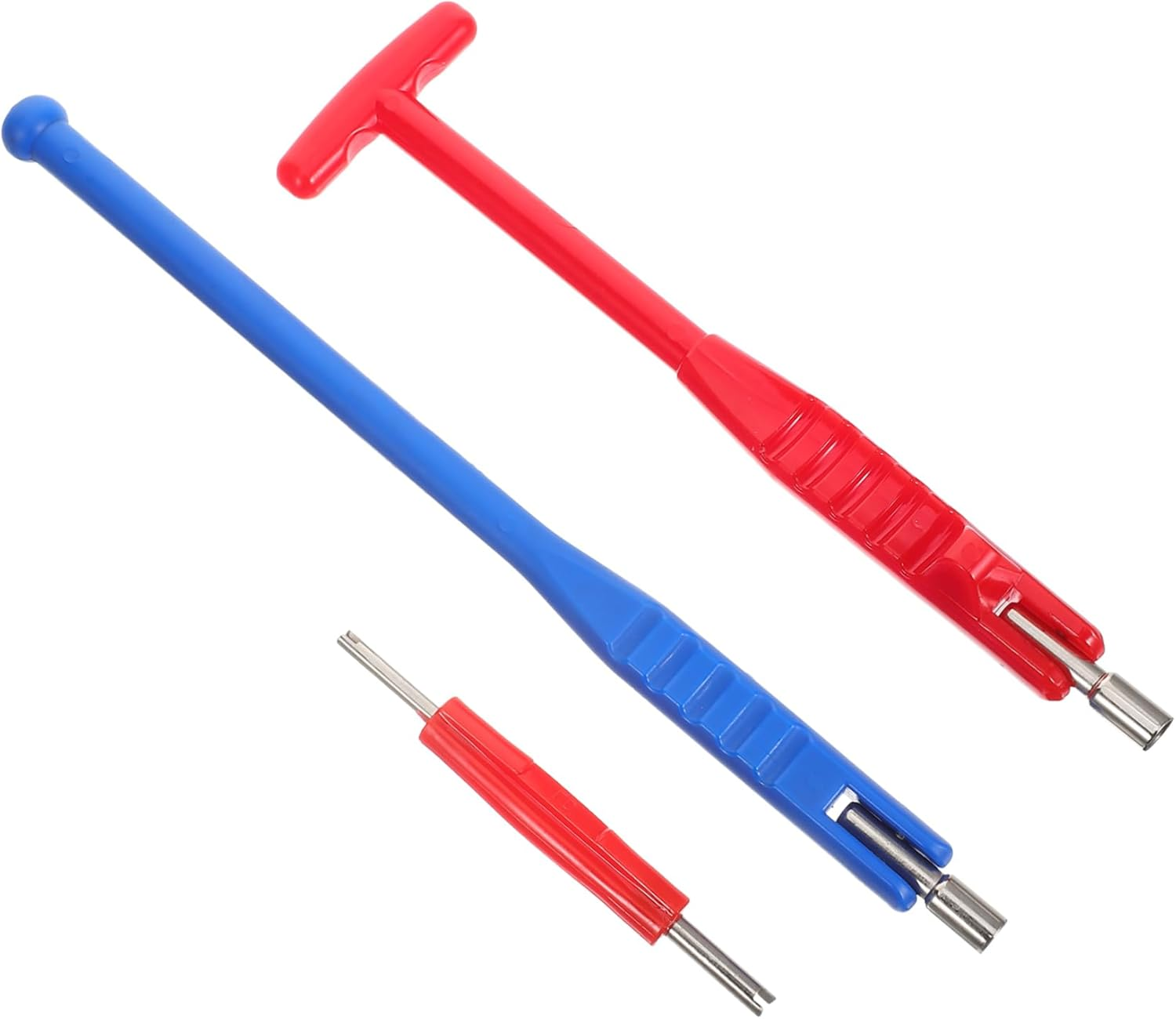 FELTECHELECTR Tire Valve Stem Puller Kit 3Pcs with Valve Core Remover and Installer Tools for Car Motorcycle Bicycle Tire Repair and Maintenance image number 3