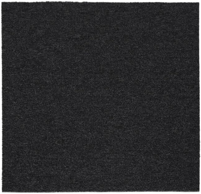 Marlow 20X Carpet Tiles Area Rugs 5M2 Box Heavy Commercial Retail Non-Slip Backing Protector Mat Office Home Flooring Soft Mildew Stain Resistant(Black)