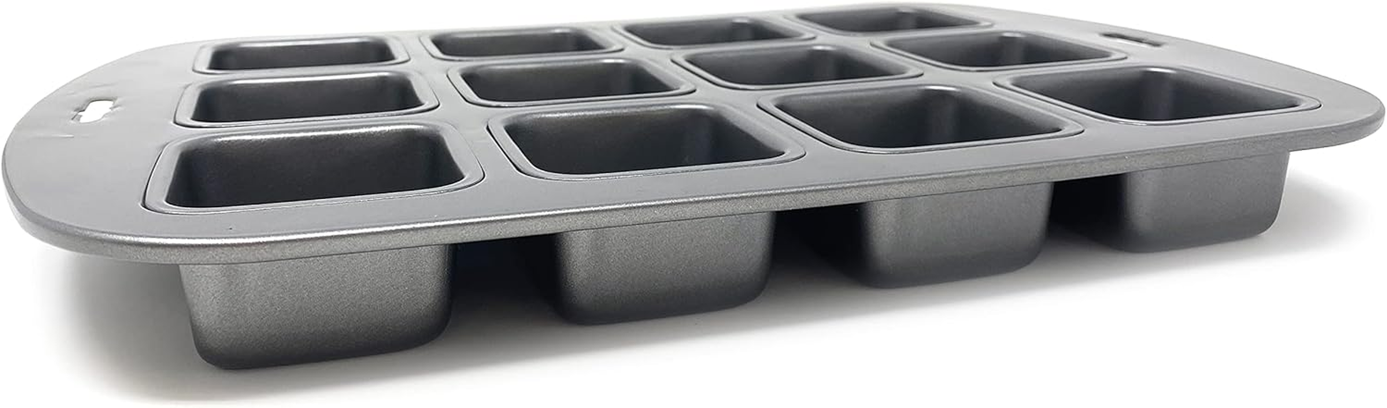 Norpro 3998 Nonstick 12-Cavity Linking Brownie Muffin Cupcake Cake Pan, Squares image number 1