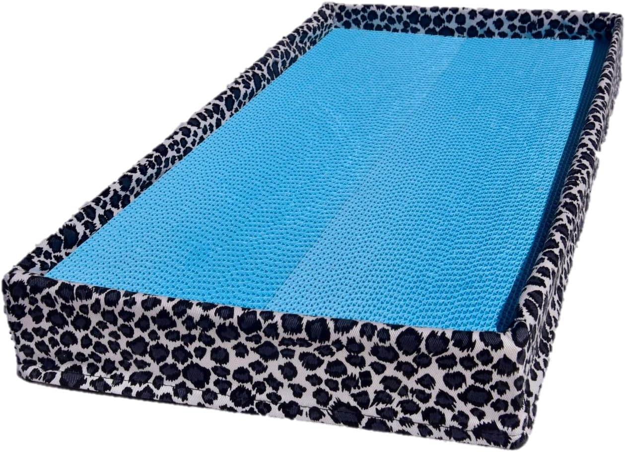 Tono Core Co., Ltd. Color Nail Sharpener [Togitai Nyan! Tea Leopard Cream] Wide Type with Frame Powder Cat Claw Sharpener Made in Japan Durable image number 7