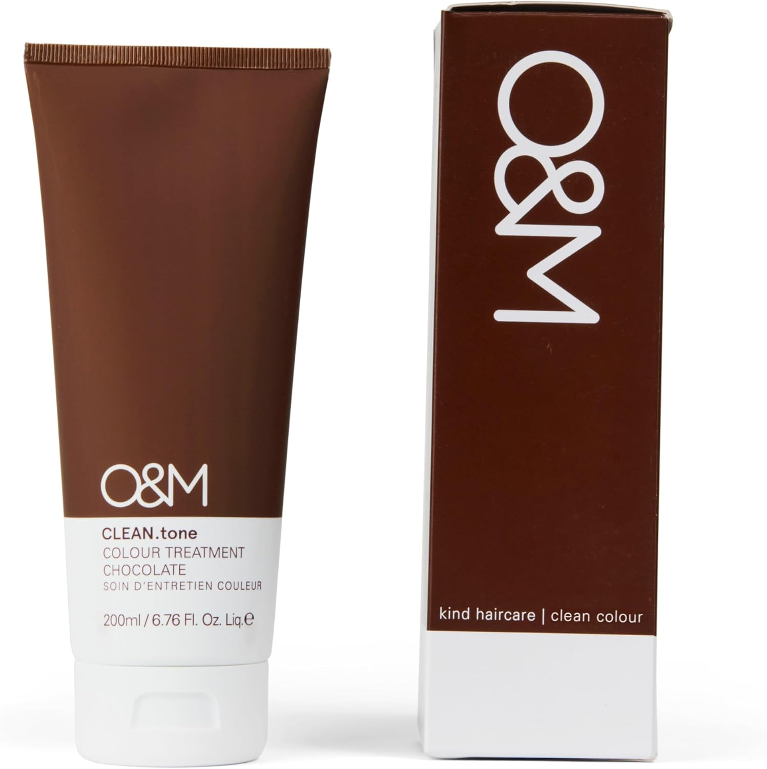 O&M Clean.Tone Chocolate Colour Treatment for Brown to Dark Blonde Hair- 200Ml- Clean from Sulfates, Parabens, Silicones, MIT, Phthalates,Triclosan, Propylene Glycol & Gluten, PETA Certified, Vegan and Cruelty Free image number 6