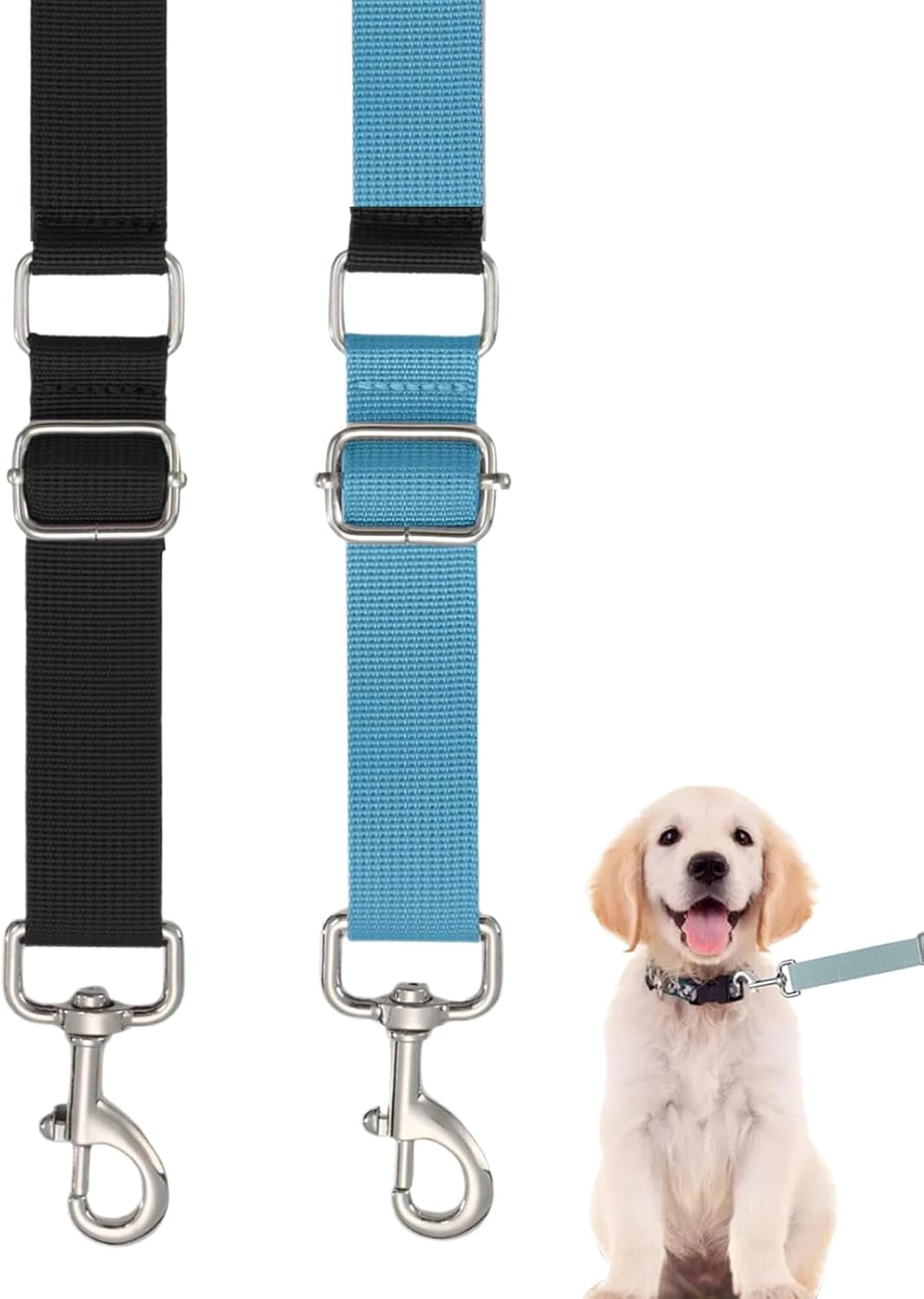 Dog Grooming Arm Accessories - 2 Pack Pet Grooming Extension Straps,Adjustable Nylon Stable Ring Extender, Restraint Rope for Small, Medium, Large Breeds, Professionals, Clinics - B image number 2