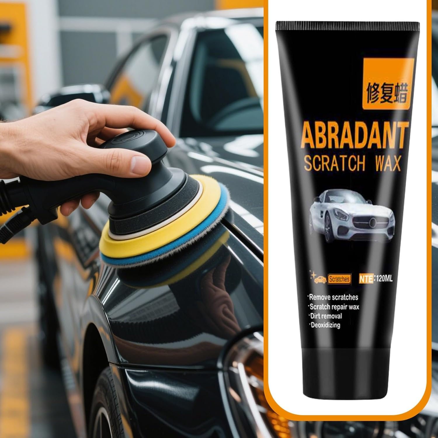 Scratch Remover for Vehicles | 120Ml Deep Scratch Repair | Instant Removal, High-Gloss Finish, Automobile Accessories for Vehicle RV Trucks image number 5