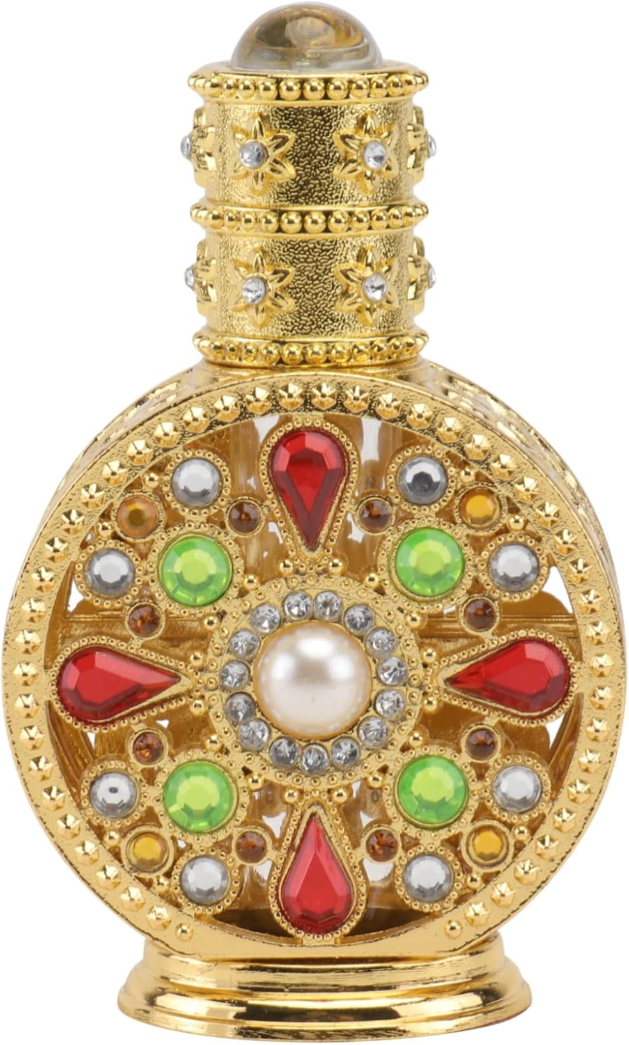 1Pc Elegant Perfume Bottle Stylish Aromatherapy Container for Essential Oils Travel-Friendly Design Women Special Occasions image number 2