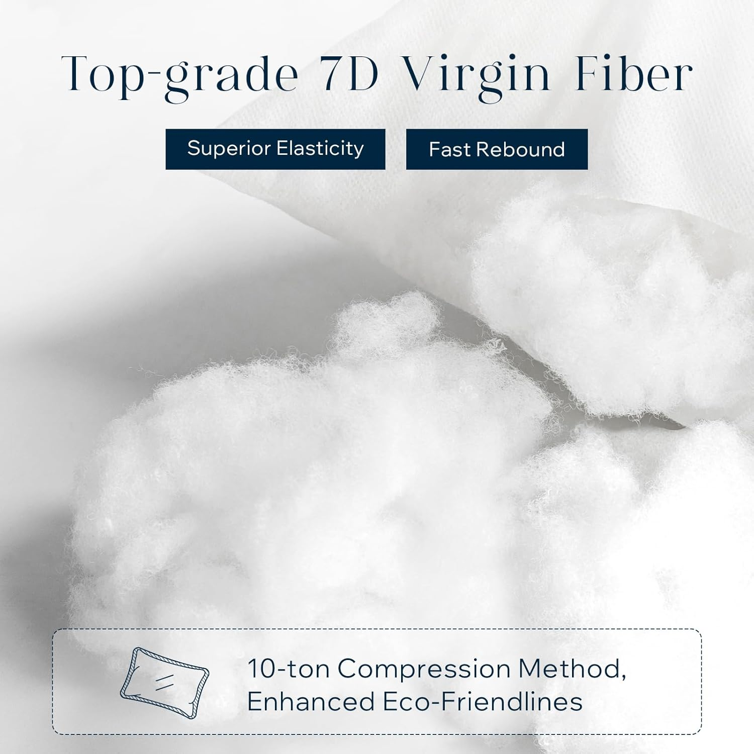 Phantoscope 2 Packs Indoor/Outdoor Anti-Mold Water Resistant Throw Pillow Inserts Hypoallergenic Square Form Sham Stuffer 20" X 20" image number 3