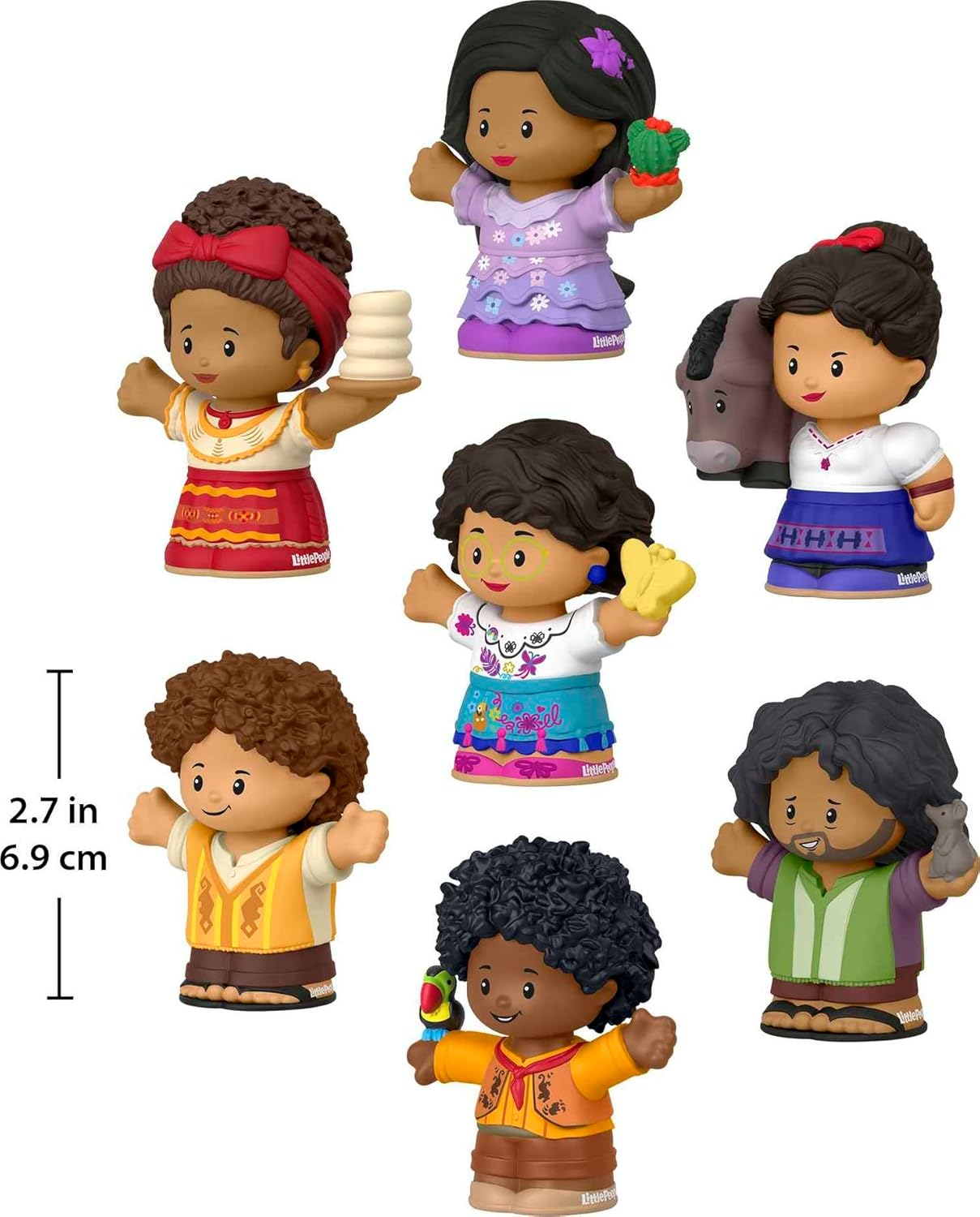 Fisher-Price Little People Toddler Toy Disney Encanto Figure Set, 7 Characters for Preschool Pretend Play Kids Ages 18+ Months image number 2
