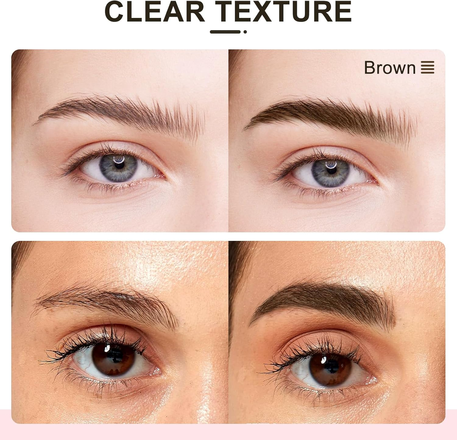 Apooliy Waterproof Eyebrow Pencil Microblading Liquid Brow Pen,Micro 4 Point Eyebrow Tint, Eyebrow Gel Long-Lasting,Creates Natural Brows Dark Brown - 01 Dark Brown image number 4