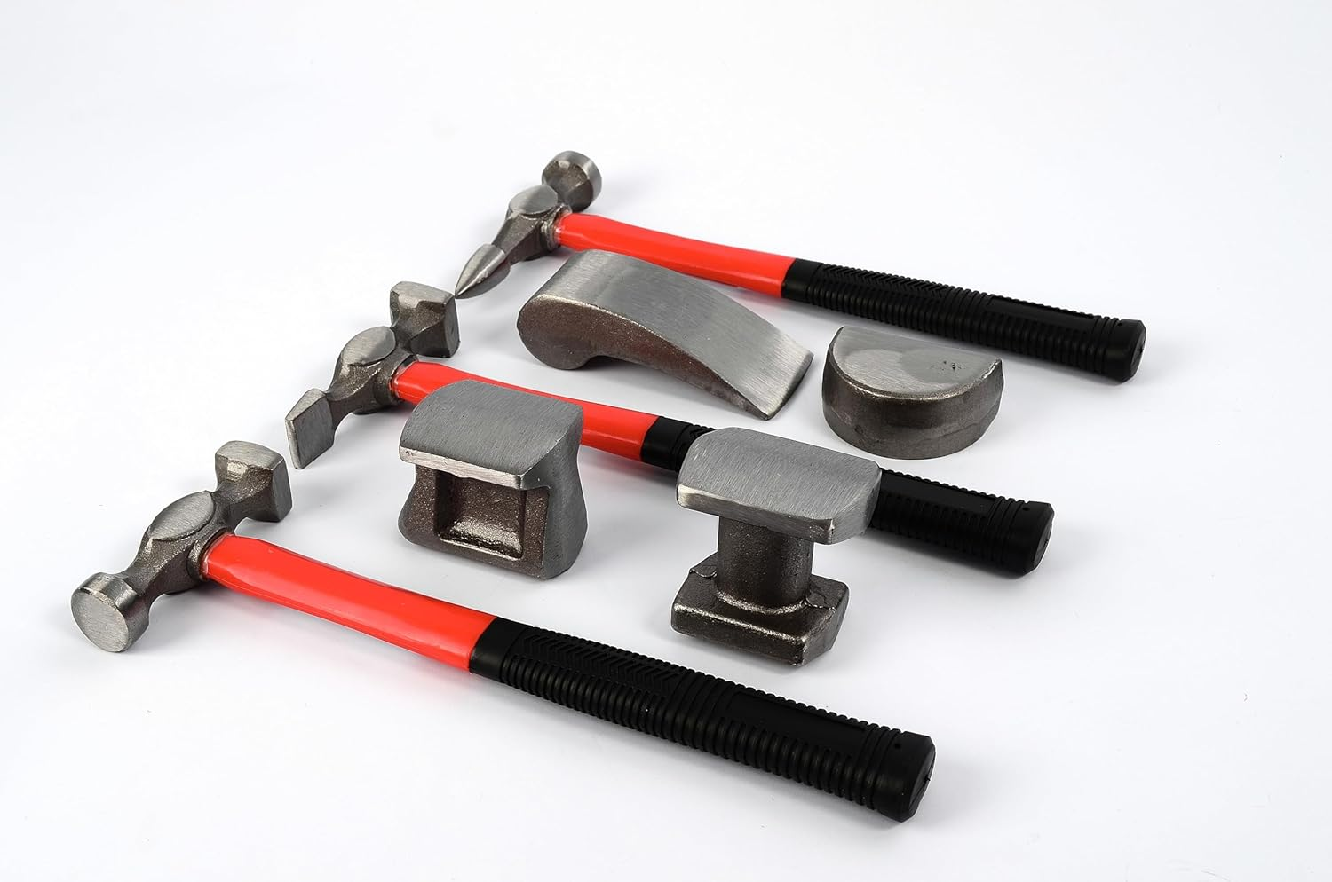 Hilka Tools 12750007 Pro Craft Panel Beating Kit, Silver, Set of 7 Pieces image number 4