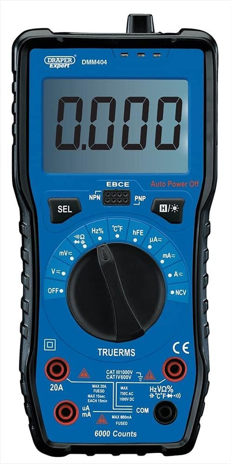 Draper Digital Multimeter Auto and Manual Ranging image number 1