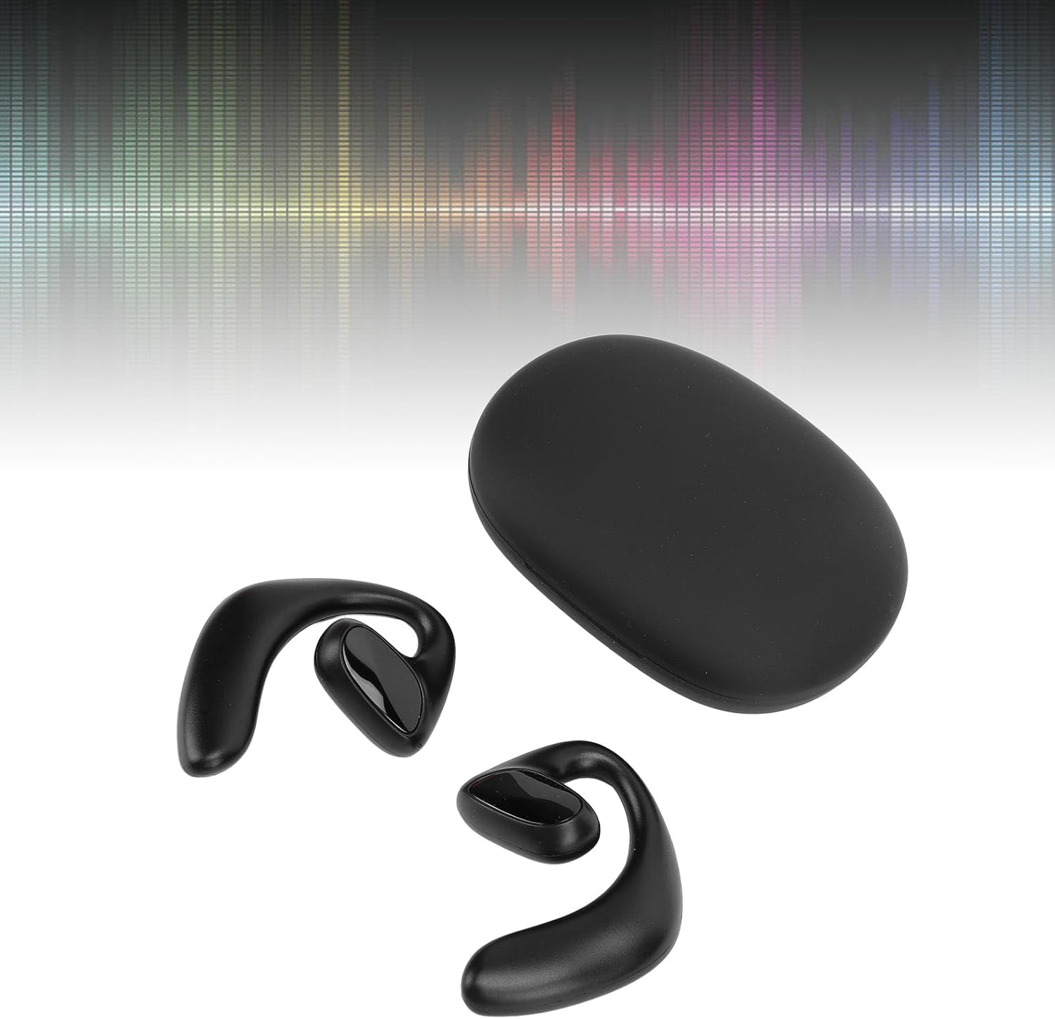 Jiawu Language Translator Earbuds, Two Way Translator Device with APP for 144 Languages, Online Voice Instant Voice Translation for Travel Business Learning (Black) - White image number 6