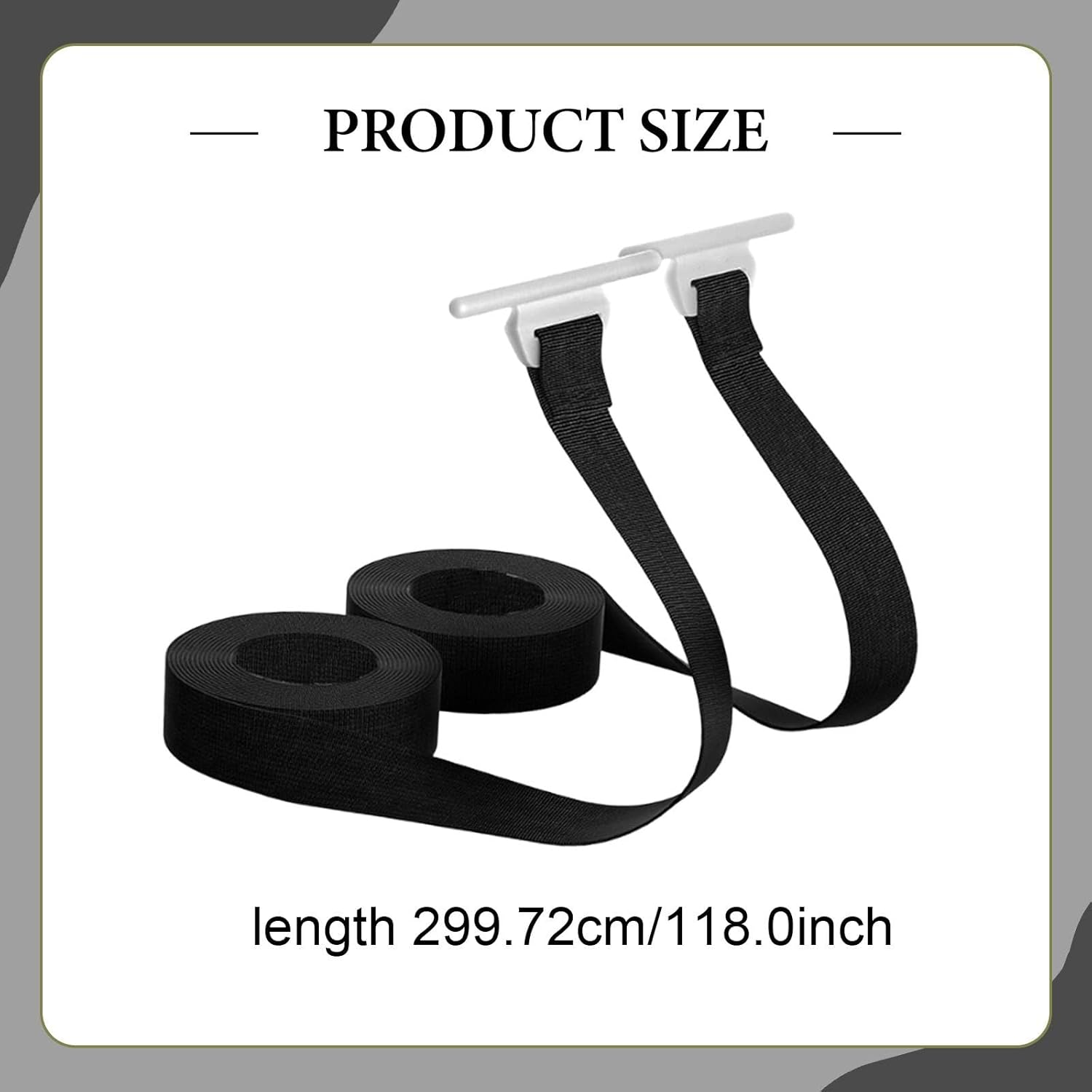 2 Pieces RV Awning Pull Strap Easy to Use Reusable 118.00Inch Awning Parts image number 1