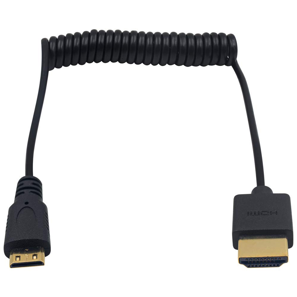 Duttek Mini HDMI to HDMI Cable, Ultra-Thin HDMI Male to Mini HDMI Male Cable Support 4K Ultra HD, 1080P, 3D,For Projector, Monitor, Camcorder(Hdmi 2.0) (1.2M/4FT) image number 6