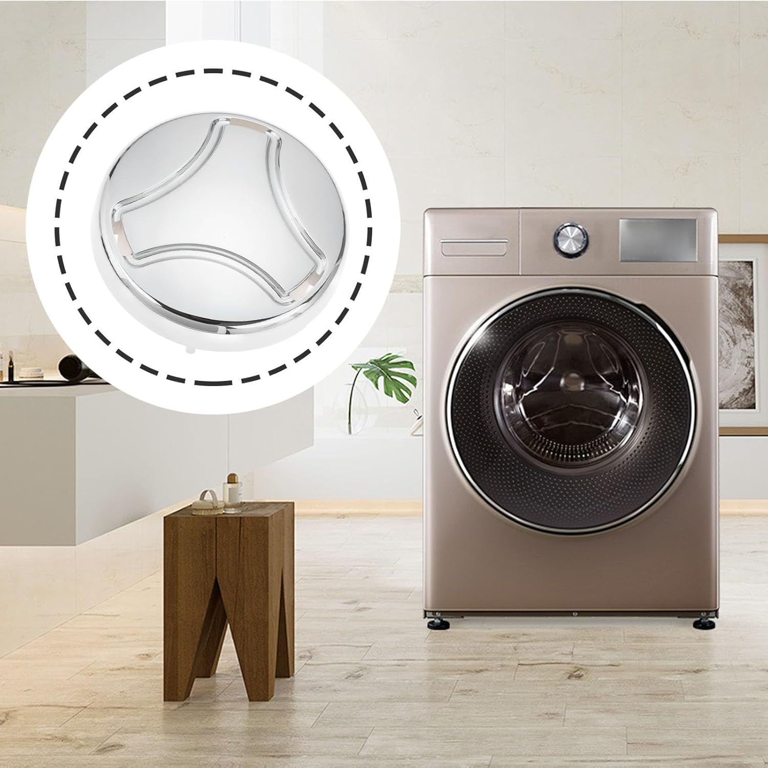 Ecsing 2Pcs Washer Pulsator Cap Replacement Part 5006EA3009B 5006EA3009A 5006EA3009C Compatible with Ken-More Compatible with LG image number 4