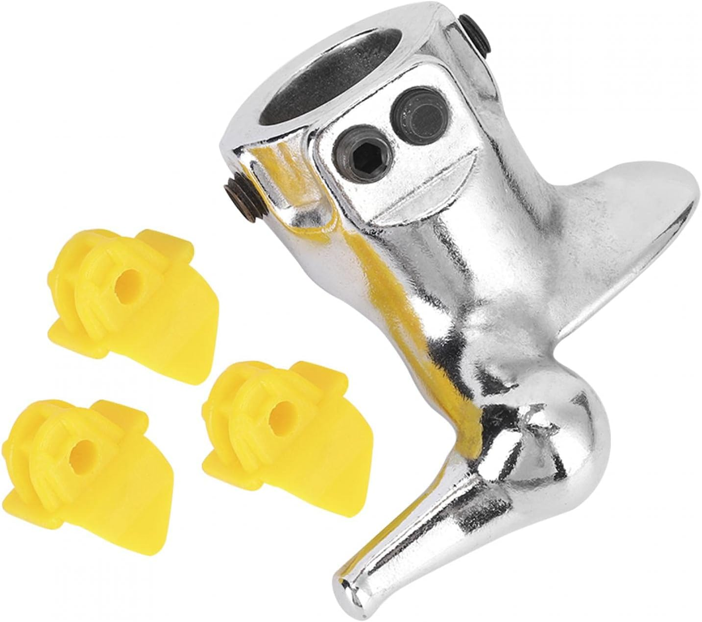 Tire Changer Mount Head, Duck Head Tire Changer 30Mm Motorcycle Car Steel Tyre Changer Mount with 3 Rubber Pads for Replacement Changer Mount Demount Duck Head Accessory image number 2