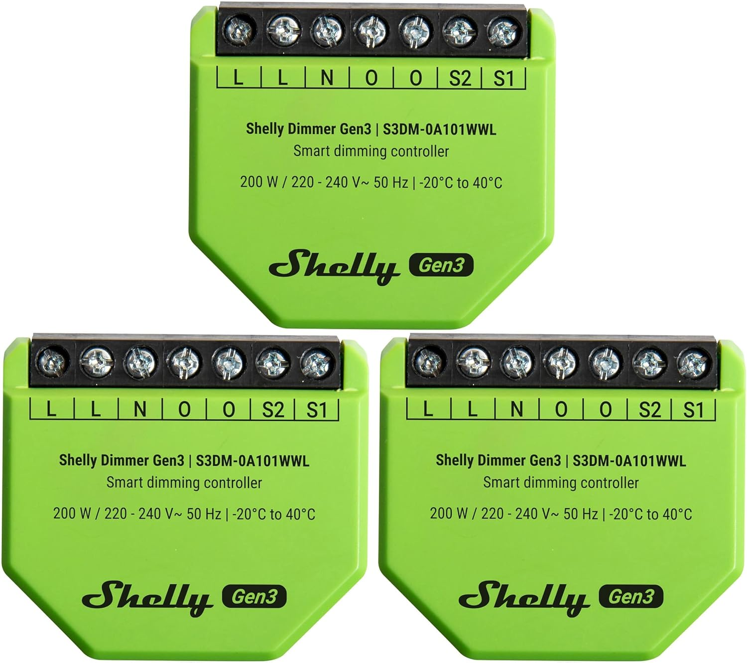 SHELLY 3 X Flush Mounted Dimmer Gen3 image number 4