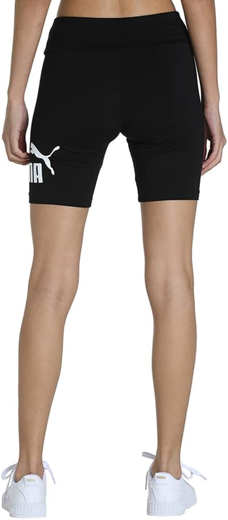 PUMA Women'S Essential 7" Logo Short Tights image number 3