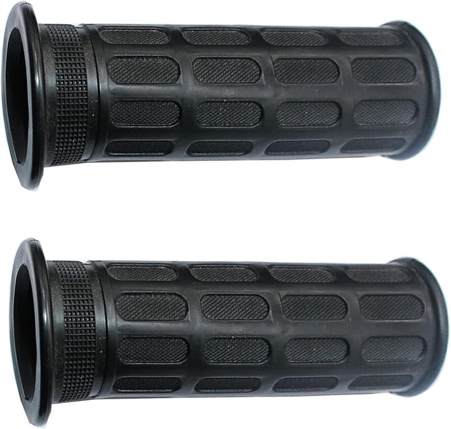 2 Pieces 30Mm Inner Diameter Antiskid Handle Cover Soft Rubber Replacement Handlebar Grips for Wheelbarrow(Black, 125Mm) image number 1