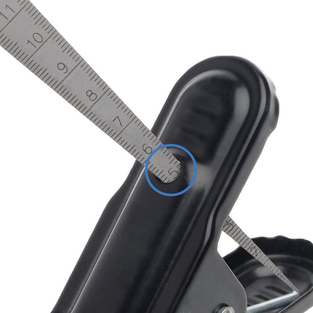 Bestgle Stainless Steel Taper Gauge, 1-15Mm (1/64-5/8 Inch) Feeler Gauge Ruler for Hole, Gap, inside Diameter Measurement image number 6