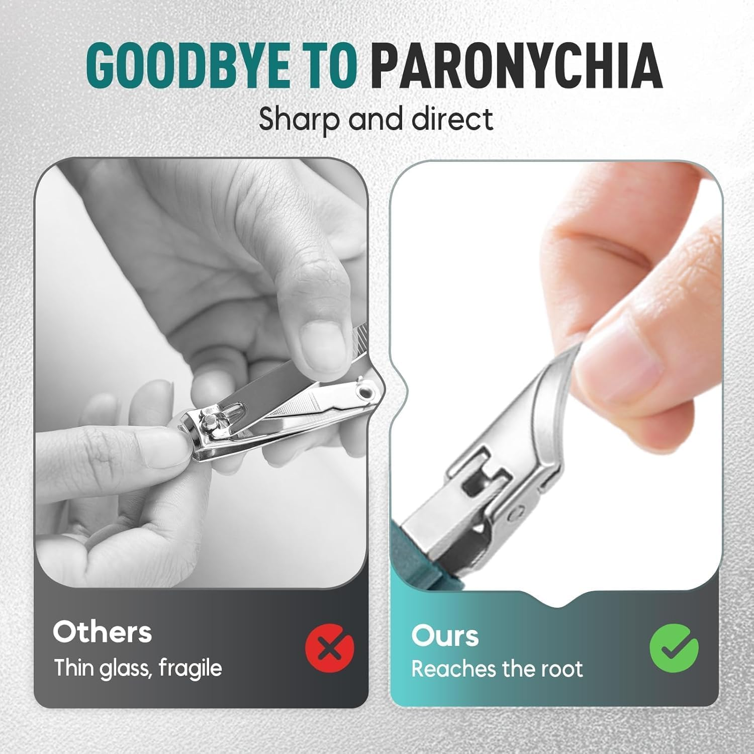 Ksngtixe 1PC Eagle Beak Nail Clipper, Professional Angled Toenail Cutter for Seniors & Thick Nails - Precision Grooming Tool for Pedicure, Manicure, Home & Travel Use image number 1