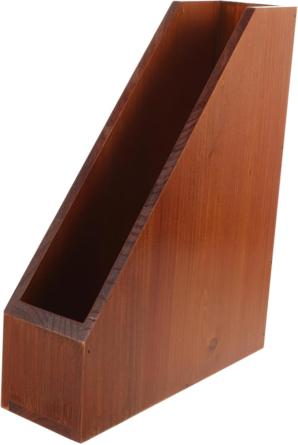 LALAFINA Rustic Wood Box Storage Container Desk Accessories for Women Office Supplies Organizers Wooden Storage Box image number 4