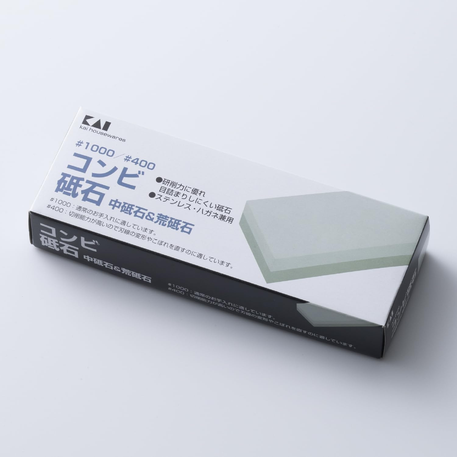 Kai Corporation AP0320 Kai Combination Whetstone #1000#400 image number 4